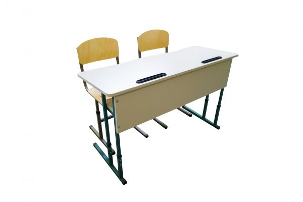Set - two-seater desk + chair type 3